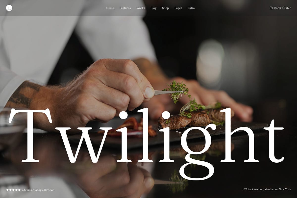 Restaurant WordPress Theme